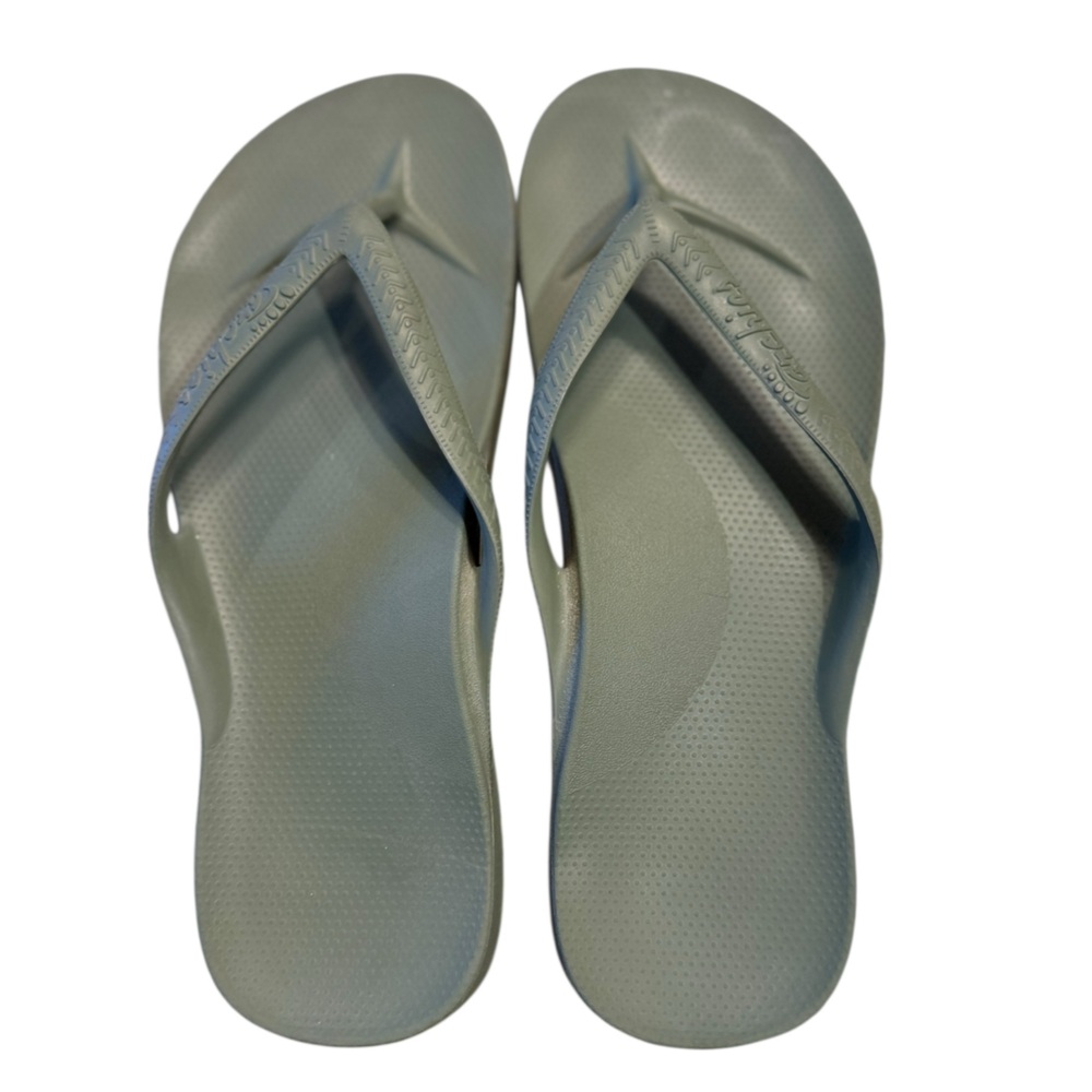 Archies Ergonomic Women's Flip Flop Sandals in Sage Green
